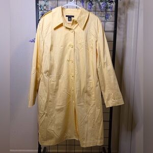 Apostrophe Light Yellow Trench Coat